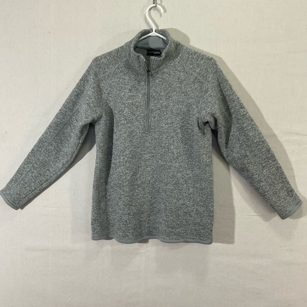 FLEECE LINED Storm pack Sunice women’s cozy gray sweater , Large, A+++